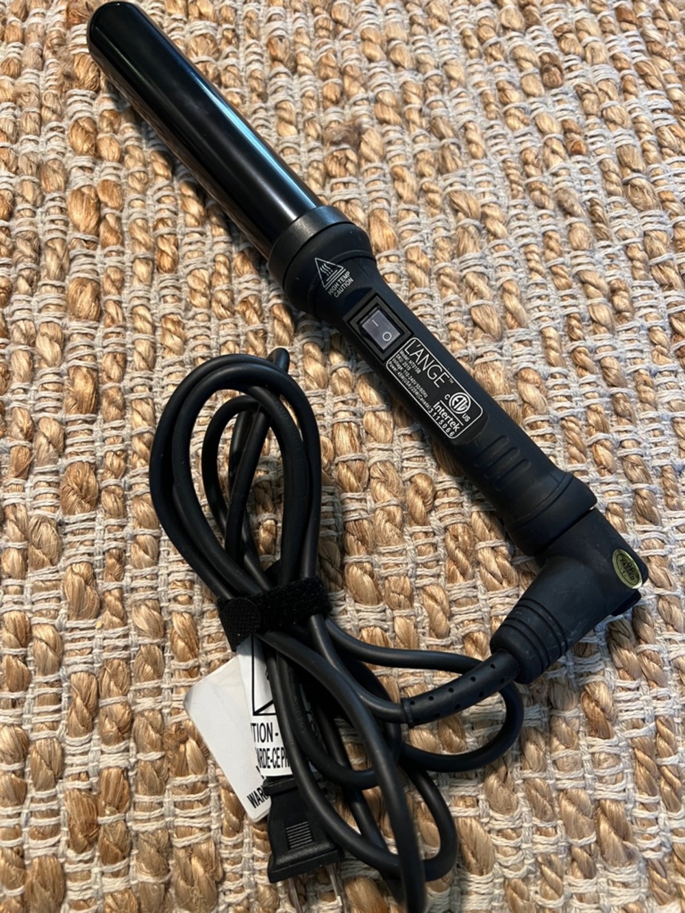 L'ANGE Black Ceramic Styling Wand